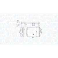 350218491000 MAGNETI MARELLI Теплообмінник обігрів салону