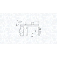 350218491000 MAGNETI MARELLI Теплообмінник обігрів салону