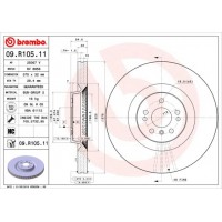 09.R105.11 BREMBO Гальмівний диск