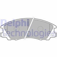 LP1853 DELPHI Комплект гальмівних колодок дисковий гальм