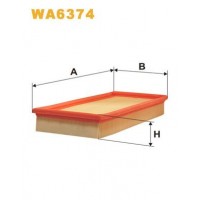 WA6374 WIX FILTERS Повітряний фільтр