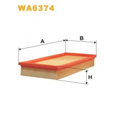WA6374 WIX FILTERS Повітряний фільтр