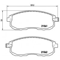 P 56 065 BREMBO Комплект гальмівних колодок дисковий гальм