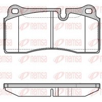 0983.40 REMSA КомплеК т гальмівних колодок, дискове гальмо