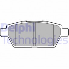 LP2493 DELPHI Комплект гальмівних колодок дисковий гальм