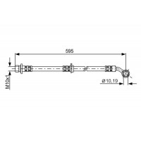 1 987 481 027 BOSCH Гальмівний шланг
