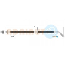 12.1293 ADRIAUTO Гальмівний шланг
