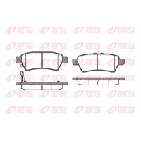 1188.01 REMSA Комплект гальмівних колодок дисковий гальм