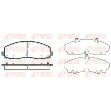 1484.04 REMSA Комплект гальмівних колодок дисковий гальм