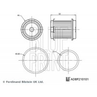 ADBP210101 BLUE PRINT Гідрофільтр автоматична коробка передач