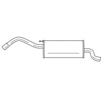 26634 SIGAM Глушник вихлопних газів кінцевий