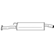26417 SIGAM Середній глушник вихлопних газів