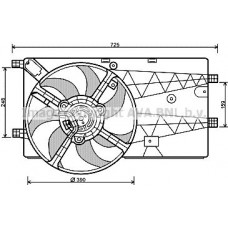 PE7548 AVA QUALITY COOLING Вентилятор охолодження двигуна