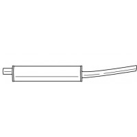 73600 SIGAM Глушник вихлопних газів кінцевий