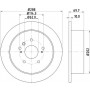 8DD 355 114-991 HELLA PAGID Гальмівний диск