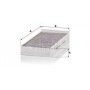 CUK 23 015-2 MANN-FILTER Фільтр повітря у внутрішньому просторі