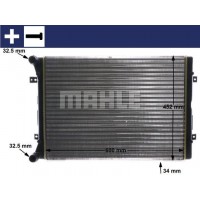 CR 2038 000S MAHLE Радіатор охолодження двигуна