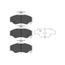 KBP-3002 KAVO PARTS КомплеК т гальмівних колодок, дискове гальмо