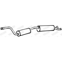 13060 WALKER Глушник вихлопних газів кінцевий