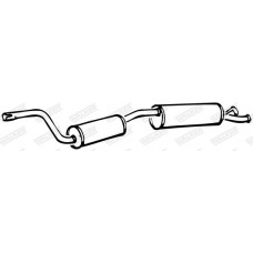 13060 WALKER Глушник вихлопних газів кінцевий