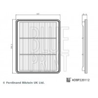 ADBP220112 BLUE PRINT Повітряний фільтр