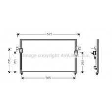 HY5058 AVA QUALITY COOLING Конденсатор кондиціонера