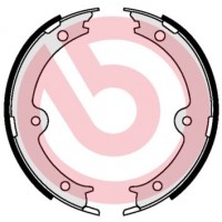S 83 564 BREMBO Комплект гальмівних колодок, стояночная тормозная система