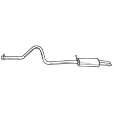 32603 SIGAM Глушник вихлопних газів кінцевий