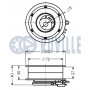 540453 RUVILLE Натяжний ролик ремінь ГРМ