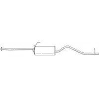 21616 SIGAM Глушник вихлопних газів кінцевий