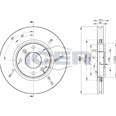 78BD4752-2 ICER Гальмівний диск
