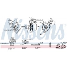 93224 NISSENS Компресор наддуву