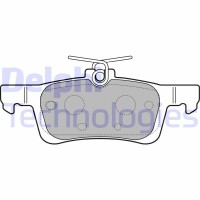 LP2503 DELPHI Комплект гальмівних колодок дисковий гальм