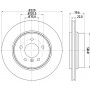 8DD 355 112-251 HELLA PAGID Гальмівний диск