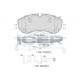 142119 ICER Комплект гальмівних колодок дисковий гальм