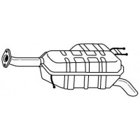 74617 SIGAM Глушник вихлопних газів кінцевий