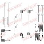 105-0749 QUICK BRAKE Комплектуючі гальмівна колодка
