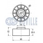 541134 RUVILLE Паразитный / ведущий ролик, Поліклиновий ремінь
