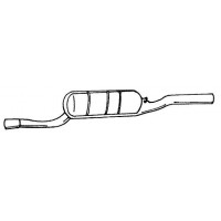 12617 SIGAM Глушник вихлопних газів кінцевий