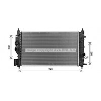 OL2701 PRASCO Радіатор охолодження двигуна
