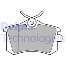 LP3346 DELPHI Комплект гальмівних колодок дисковий гальм