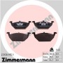 23130.195.1 ZIMMERMANN Комплект гальмівних колодок дисковий гальм