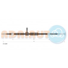 010248 ADRIAUTO ALFA ROMEO Трос ручного гальма лівий. 147 -10.