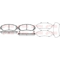 1171.12 REMSA Комплект гальмівних колодок дисковий гальм
