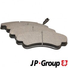 4163601010 JP GROUP Комплект гальмівних колодок дисковий гальм