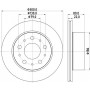 8DD 355 125-291 HELLA PAGID Гальмівний диск