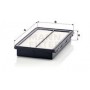 C 30 027 MANN-FILTER Повітряний фільтр