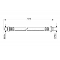 1 987 481 011 BOSCH Гальмівний шланг