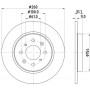 8DD 355 122-531 HELLA PAGID Гальмівний диск