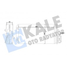 346510 KALE OTO RADYATÖR Теплообмінник обігрів салону